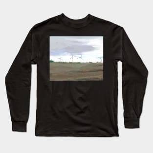 Wind Turbine Long Sleeve T-Shirt